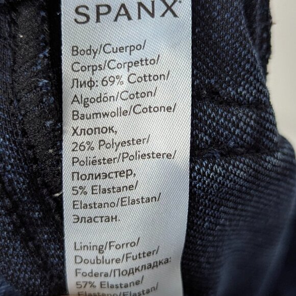 SPANX | Blue Denim Pull-On Jean Leggings Size Small - Picture 6 of 6